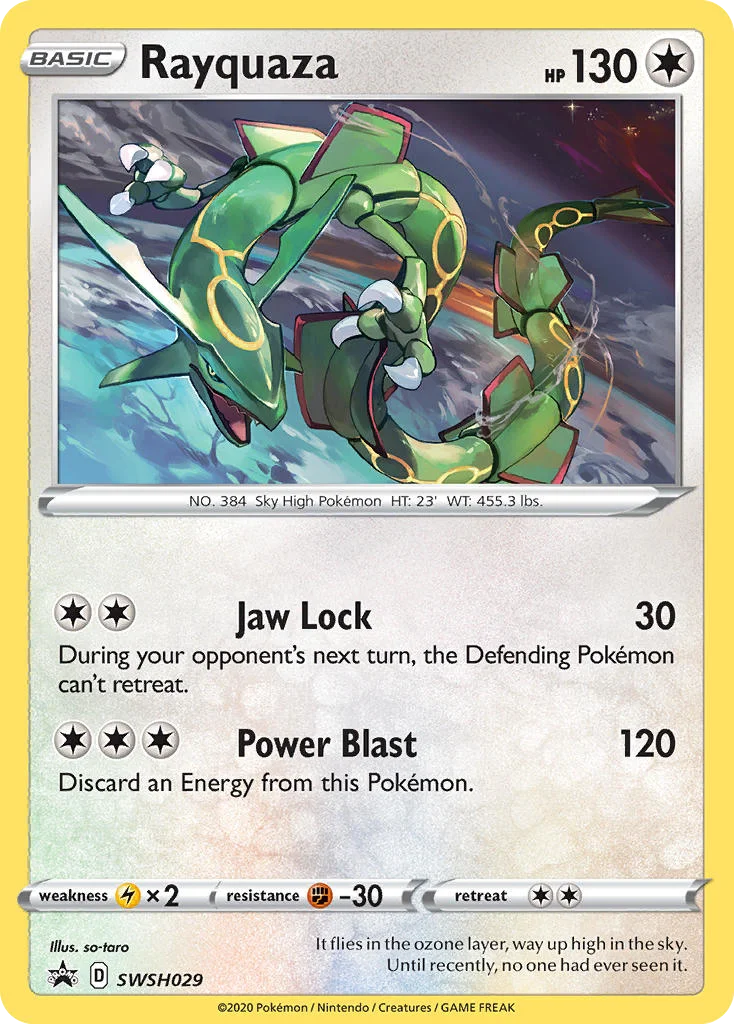 Rayquaza SWSH029/307 Promo