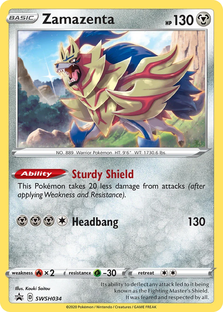 Zamazenta SWSH034/307 Promo