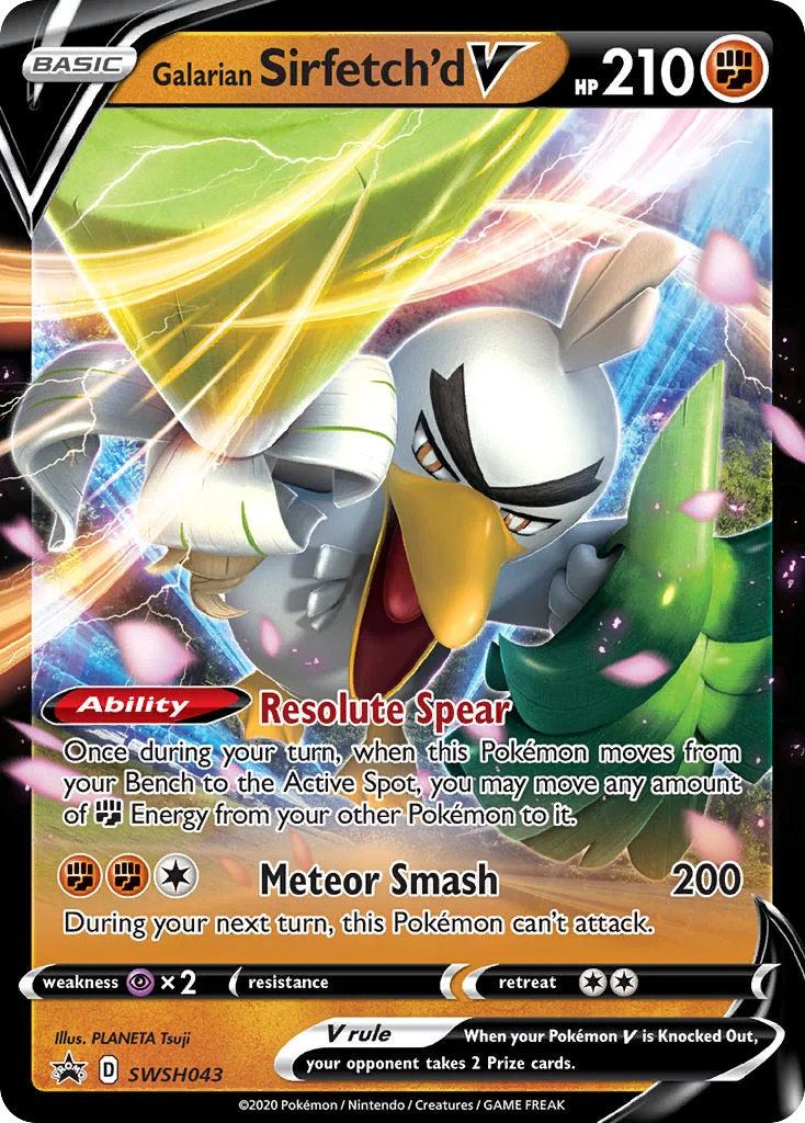Galarian Sirfetch'd V SWSH043/307 Promo