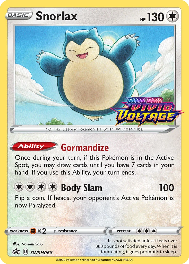 Snorlax SWSH068/307 Promo