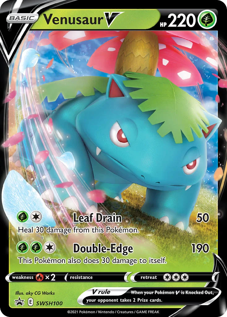 Venusaur V SWSH100/307 Promo