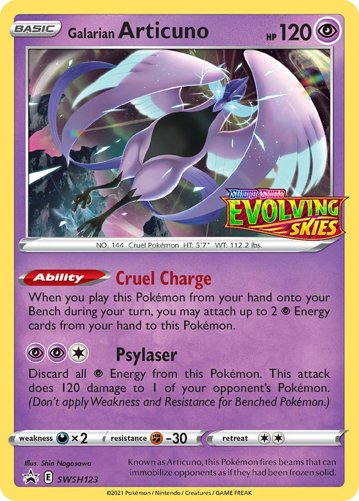 Galarian Articuno SWSH123/307 Promo