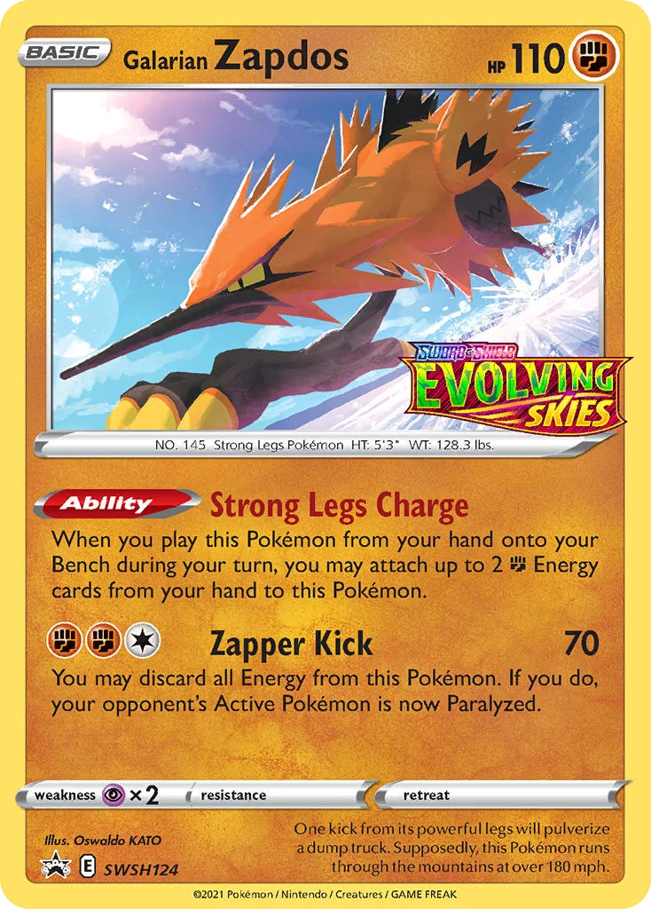 Galarian Zapdos SWSH124/307 Promo
