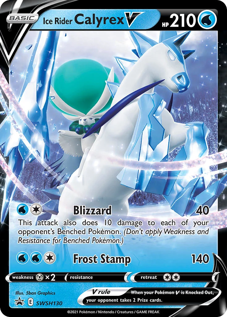 Ice Rider Calyrex V SWSH130/307 Promo