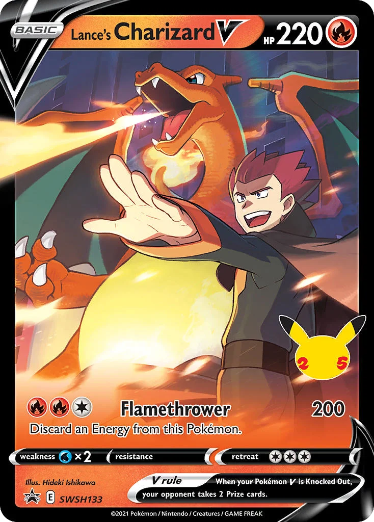 Lance's Charizard V SWSH133/307 Promo