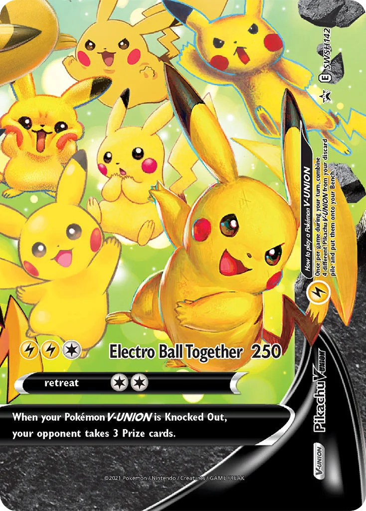 Pikachu V-UNION SWSH142/307 Promo