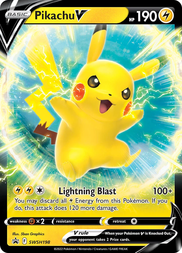Pikachu V SWSH198 Promo