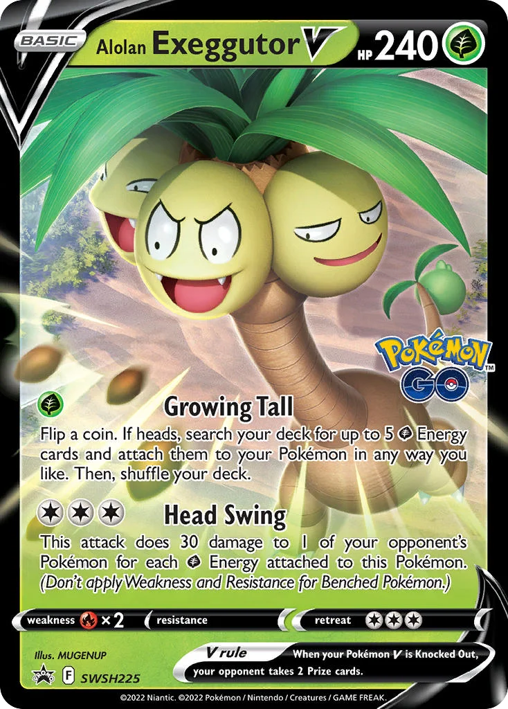 Alolan Exeggutor V SWSH225 Promo