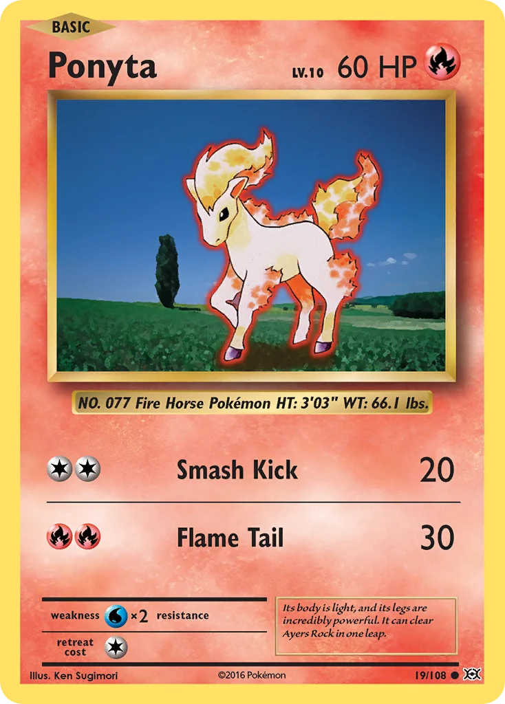Ponyta 19/108 Common