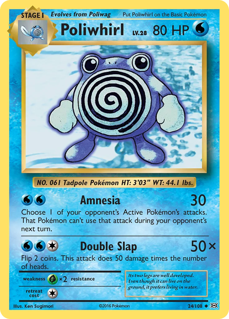 Poliwhirl 24/108 Uncommon