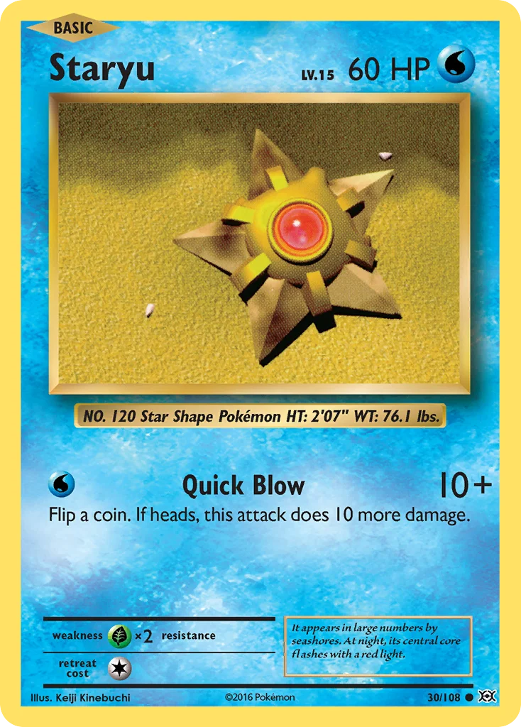 Staryu 30/108 Common