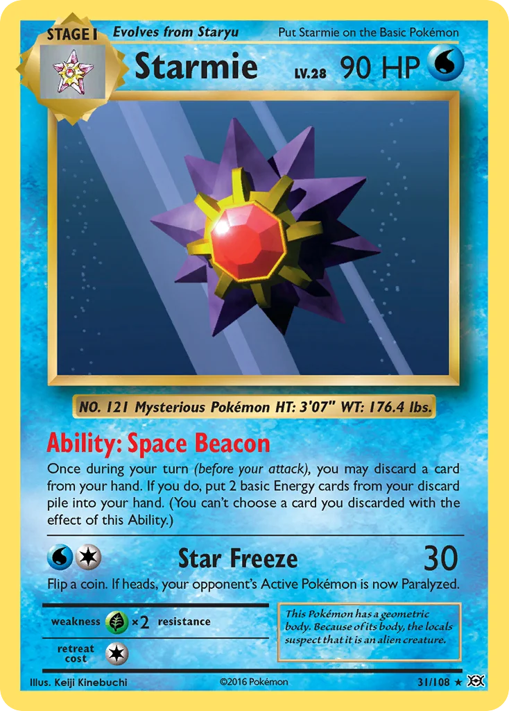 Starmie 31/108 Rare