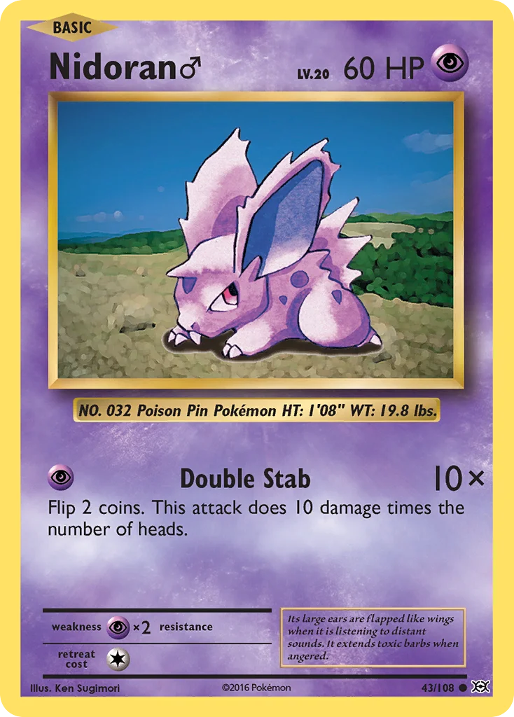 Nidoran β 43/108 Common