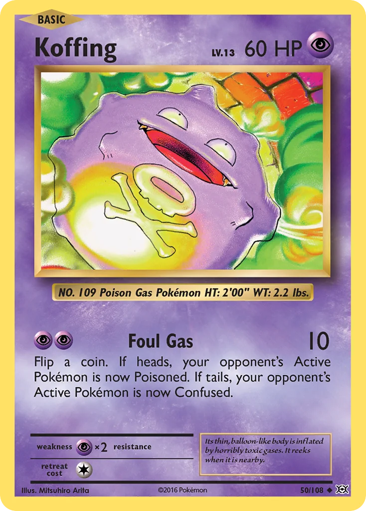 Koffing 50/108 Uncommon