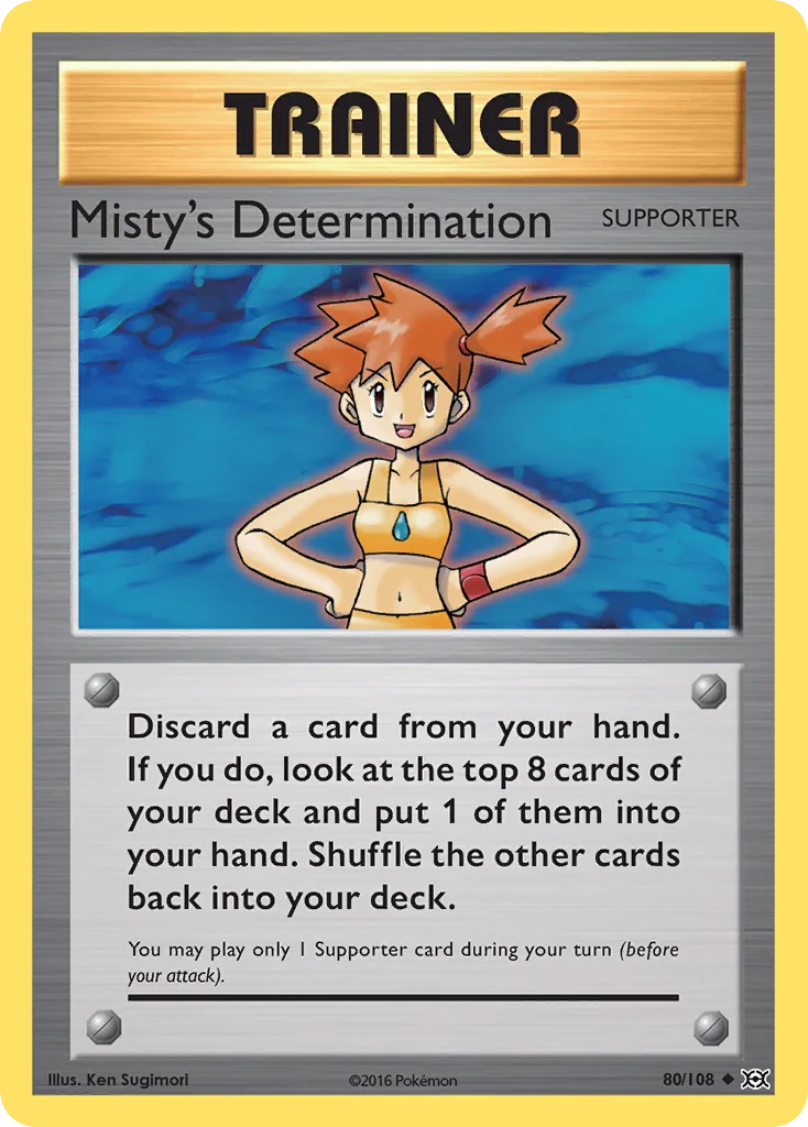 Misty's Determination 80/108 Uncommon