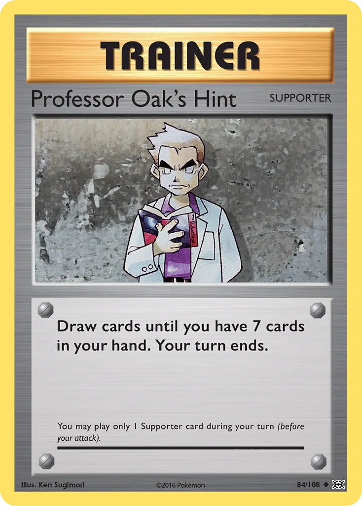 Professor Oak's Hint 084/108 Uncommon