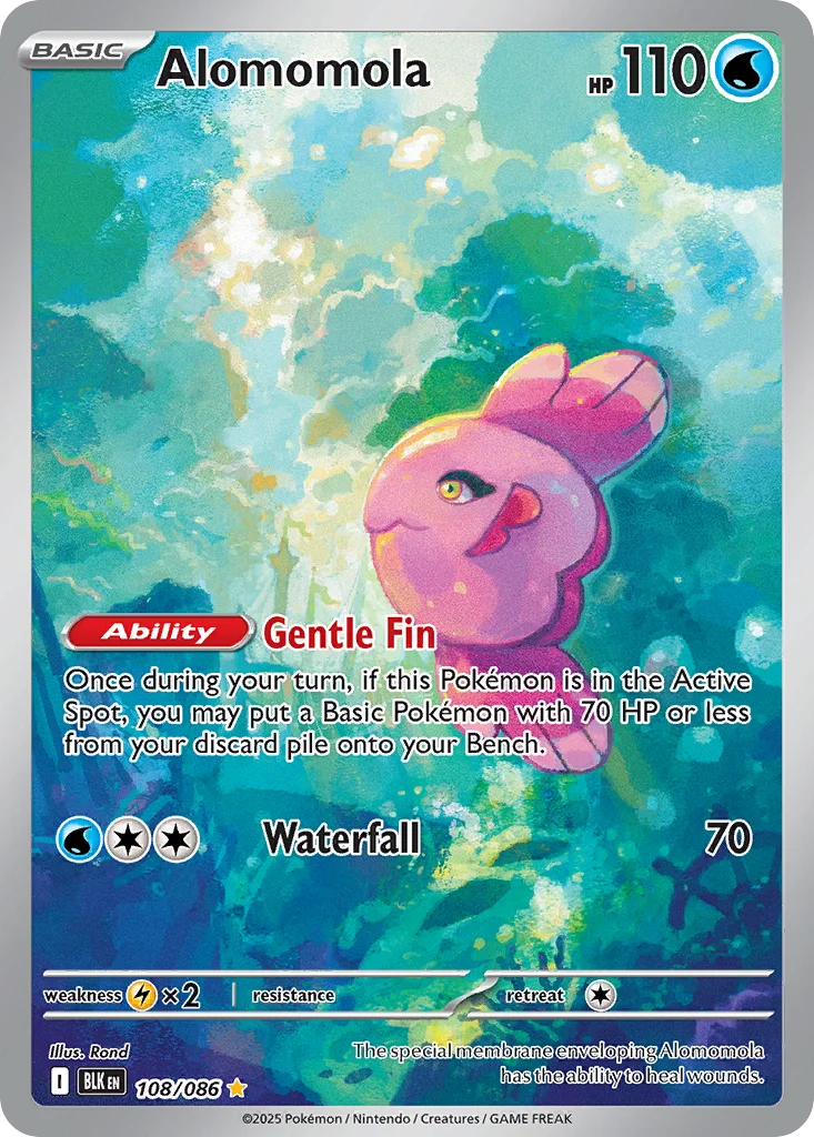 Alomomola 108/86 Illustration rare