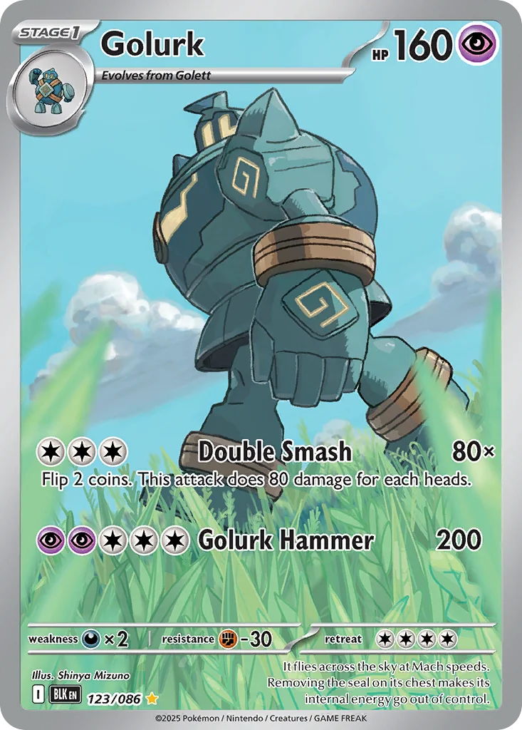 Golurk 123/86 Illustration rare