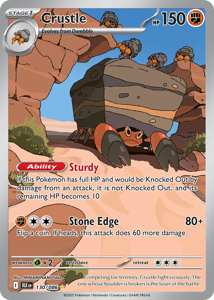 Crustle 130/86 Illustration rare