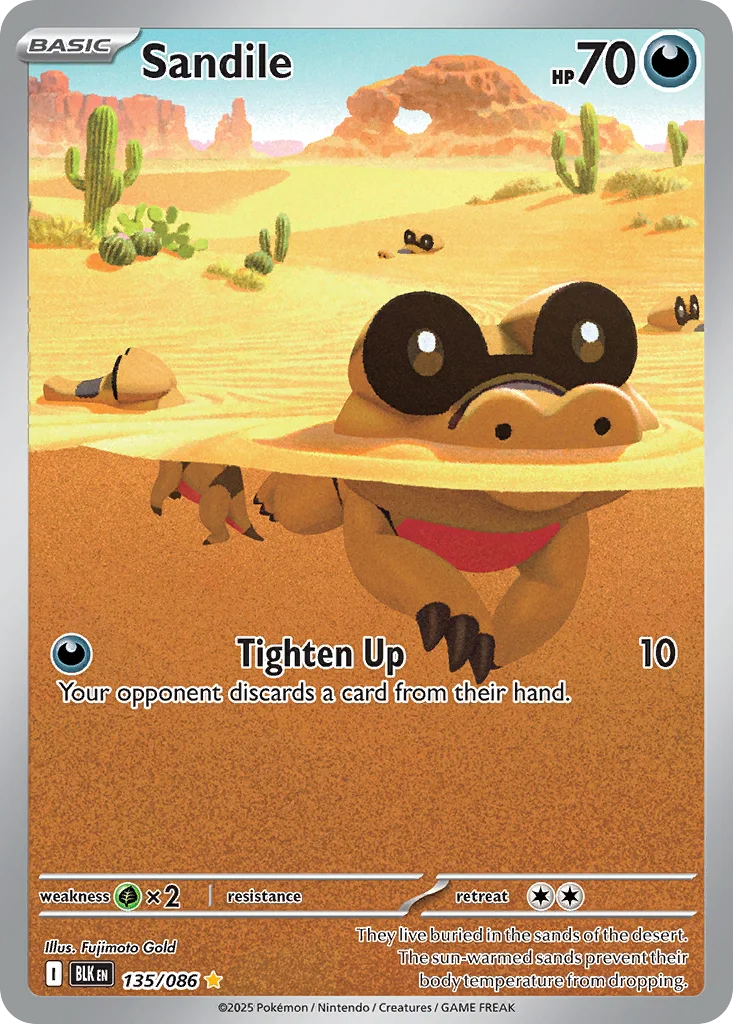 Sandile 135/86 Illustration rare