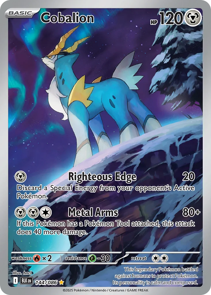 Cobalion 144/86 Illustration rare