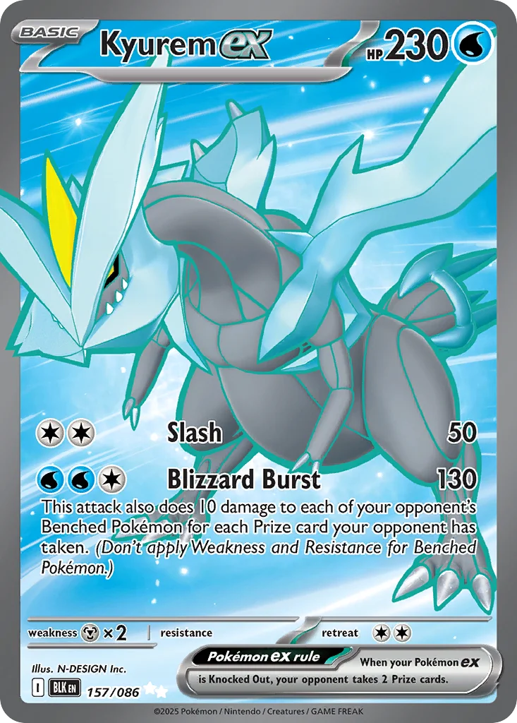 Kyurem ex 157/86 Ultra rare