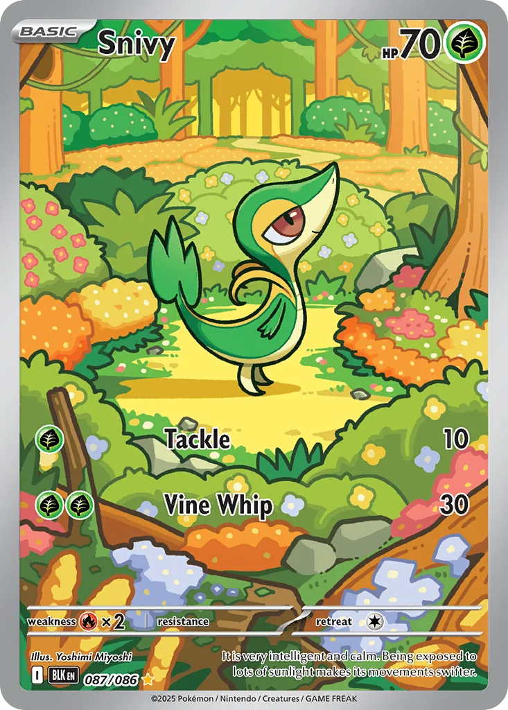 Snivy 087/86 Illustration rare