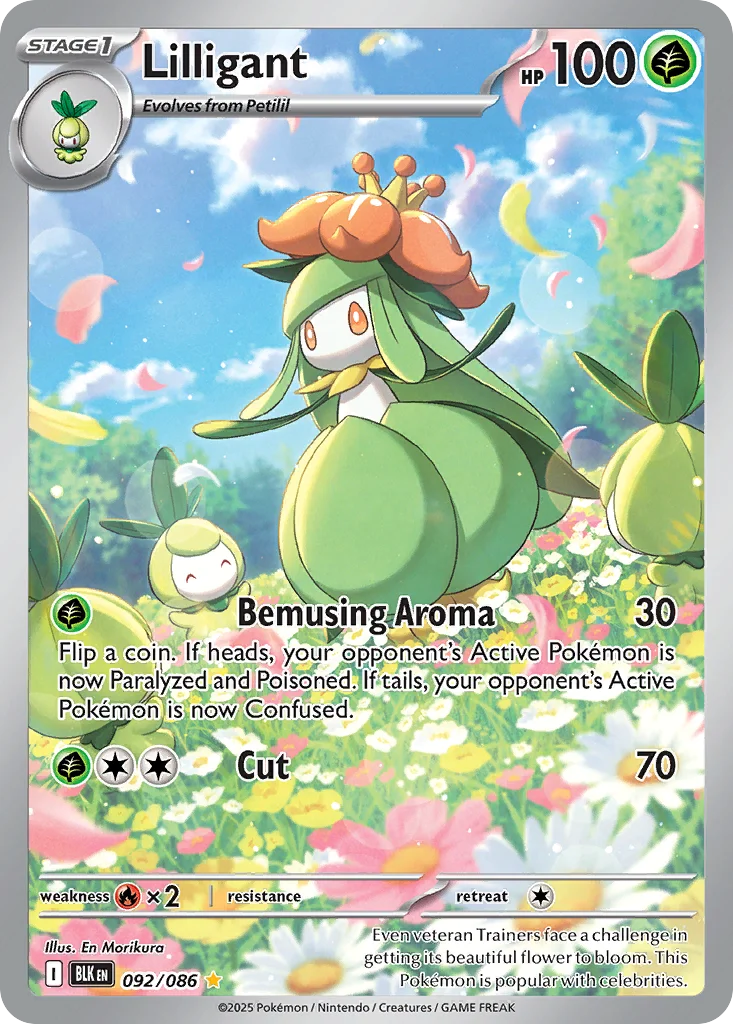 Lilligant 092/86 Illustration rare