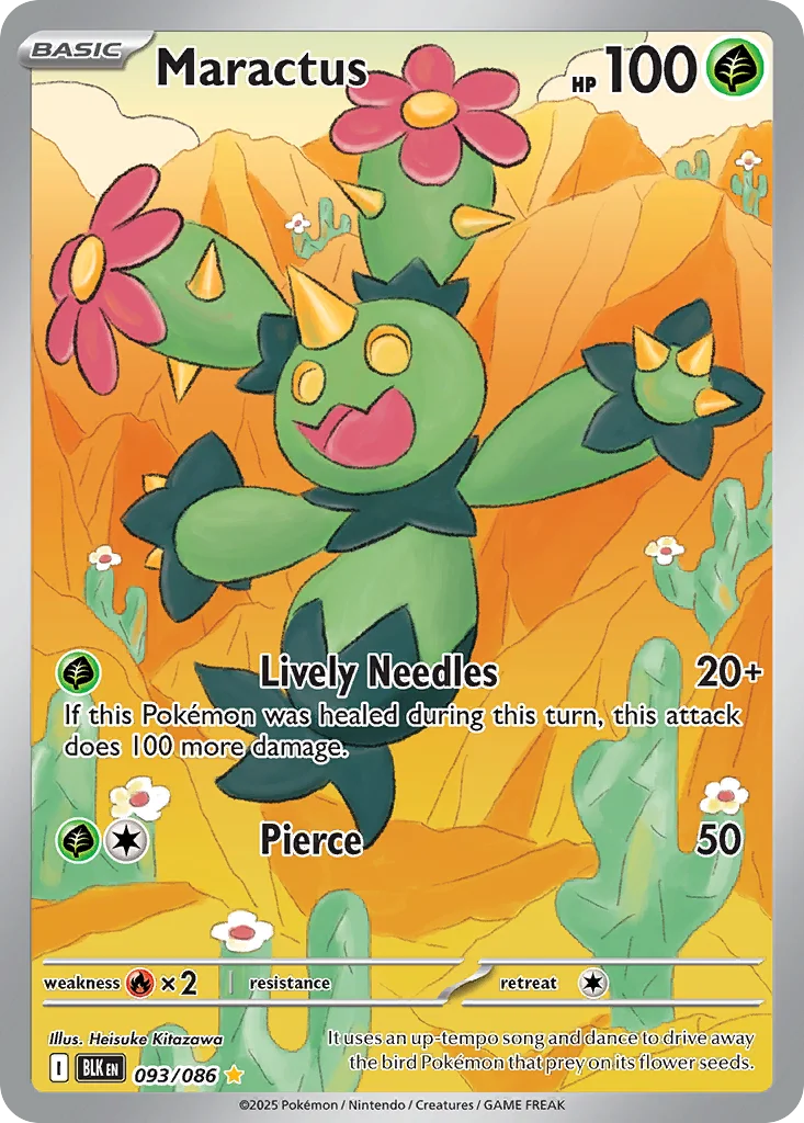 Maractus 093/86 Illustration rare