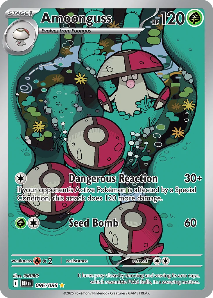 Amoonguss 096/86 Illustration rare