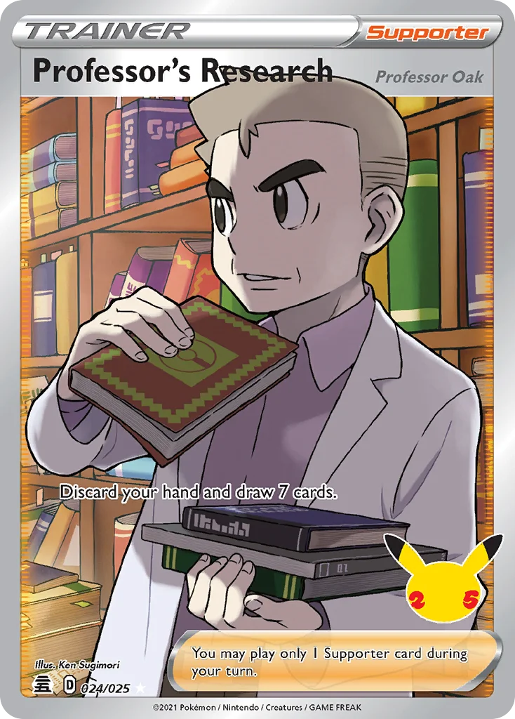 Professor's Research (Professor Oak) 024/025 Rare ultra