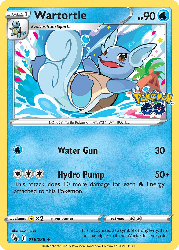 Wartortle 016/78 Uncommon