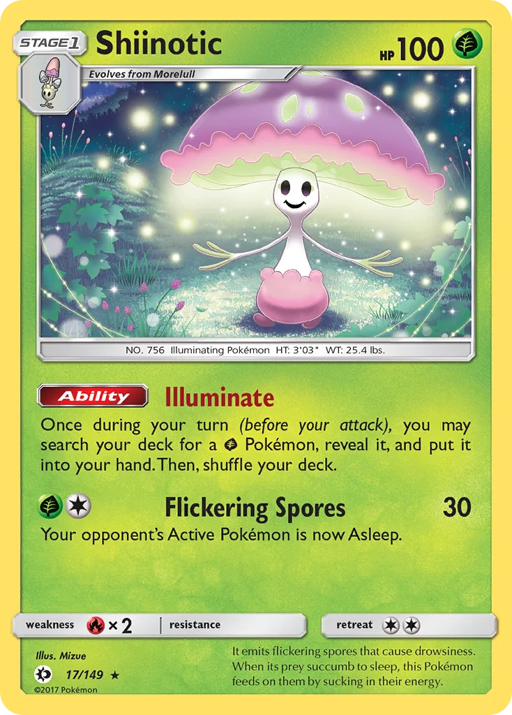 Shiinotic 017/149 Rare holo