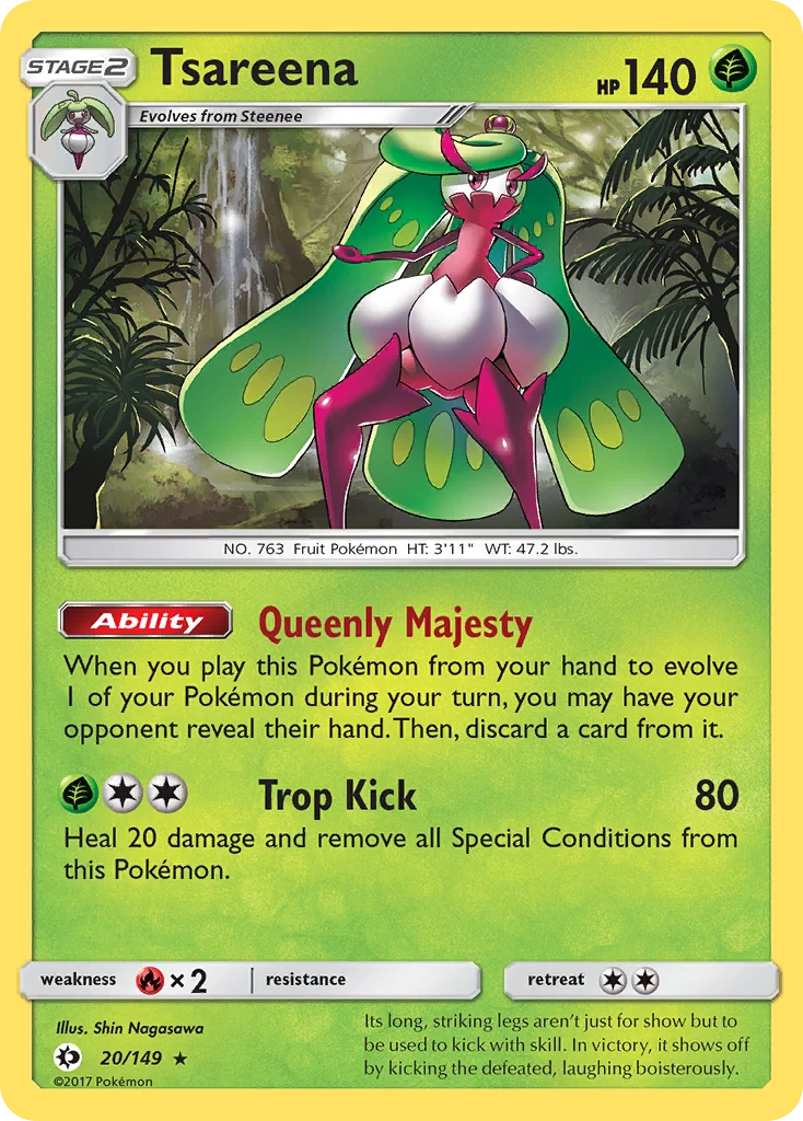 Tsareena 020/149 Rare holo