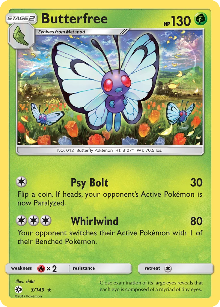 Butterfree 003/149 Rare