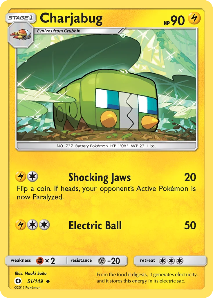 Charjabug 051/149 Uncommon