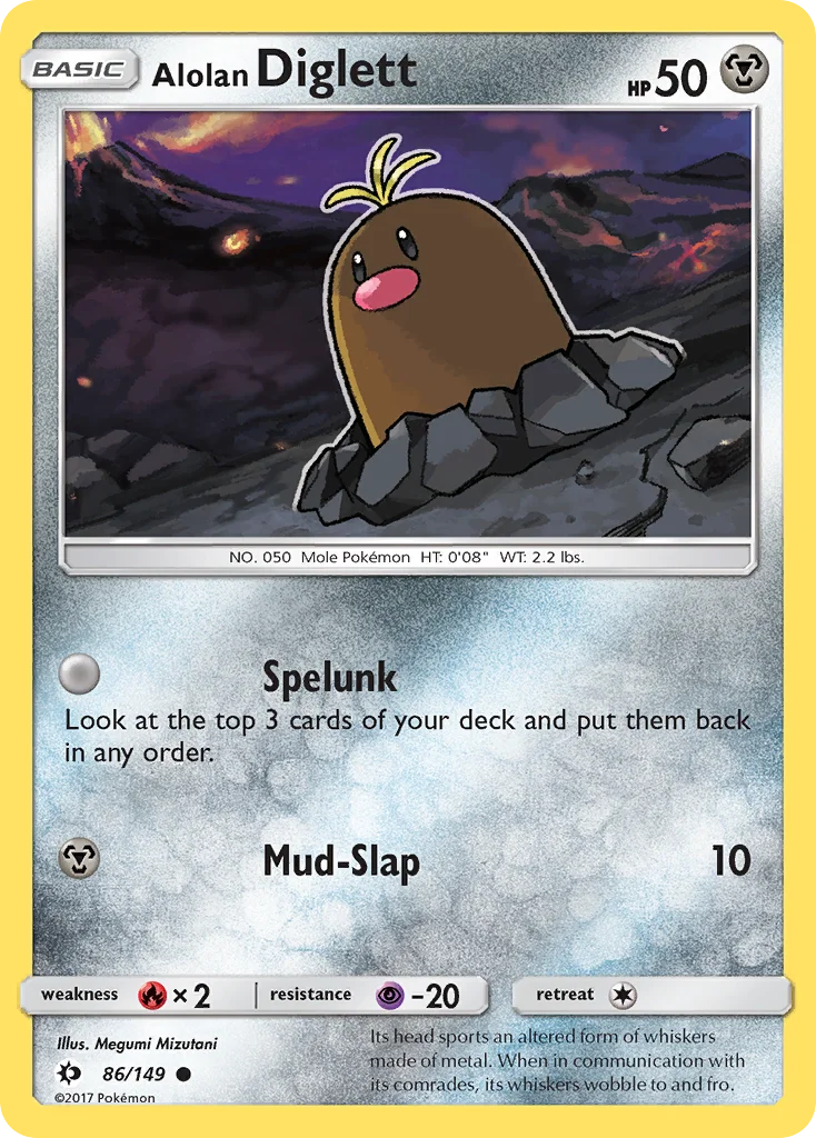 Alolan Diglett 086/149 Common
