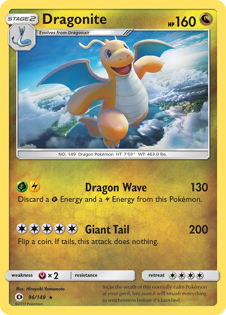 Dragonite 096/149 Rare holo