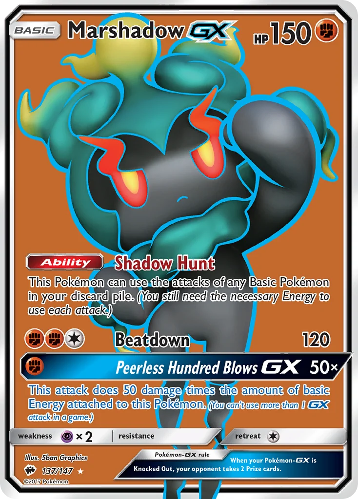 Marshadow-GX 137/147 Rare ultra