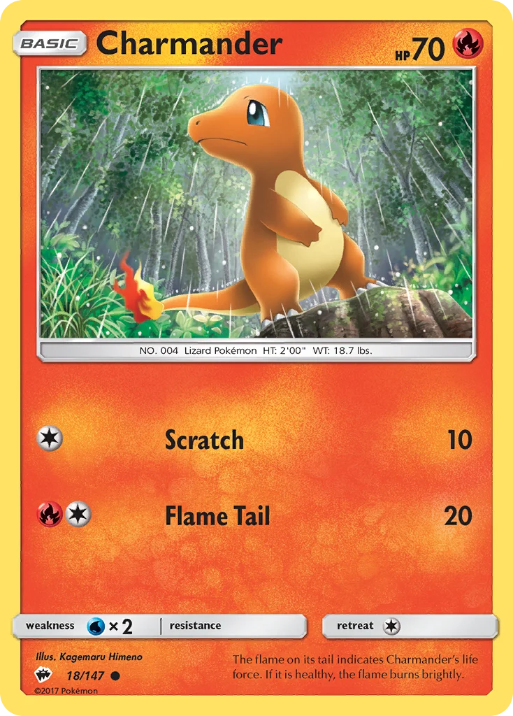 Charmander 018/147 Common