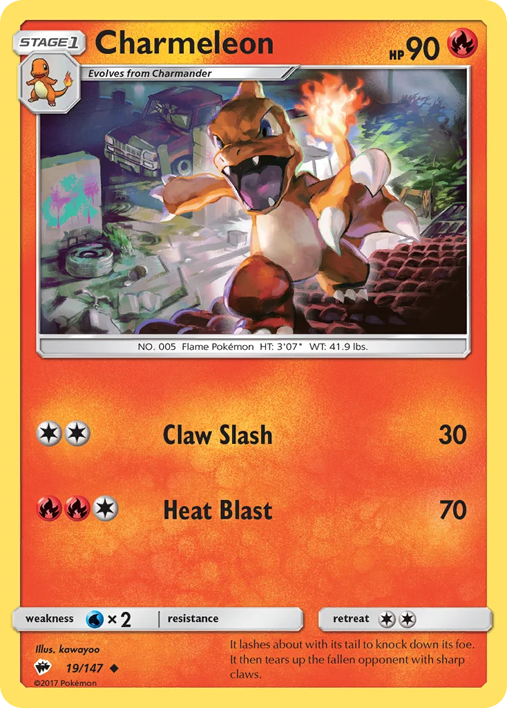 Charmeleon 019/147 Uncommon