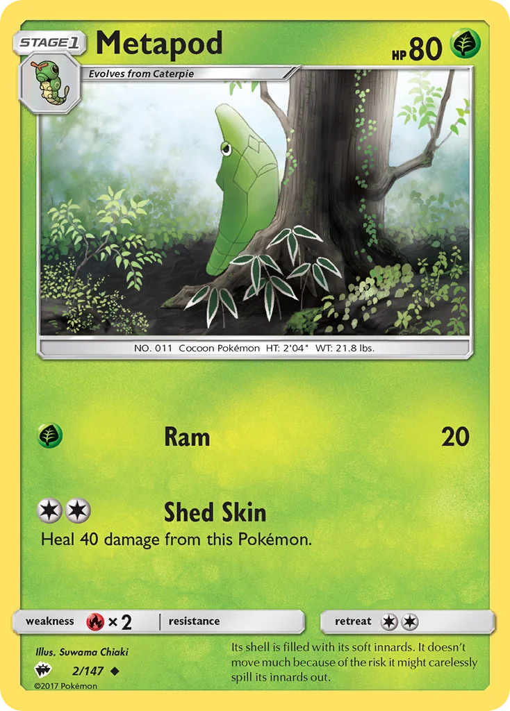 Metapod 002/147 Uncommon