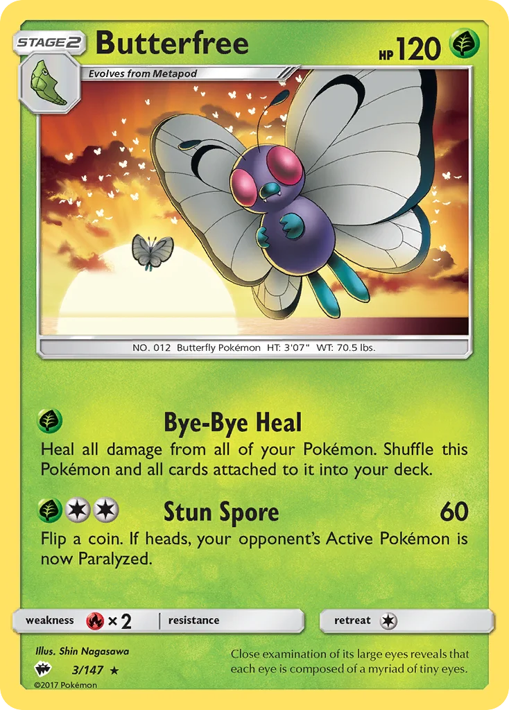 Butterfree 003/147 Rare