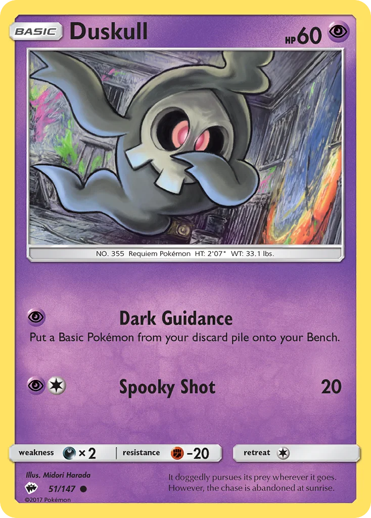 Duskull 051/147 Common