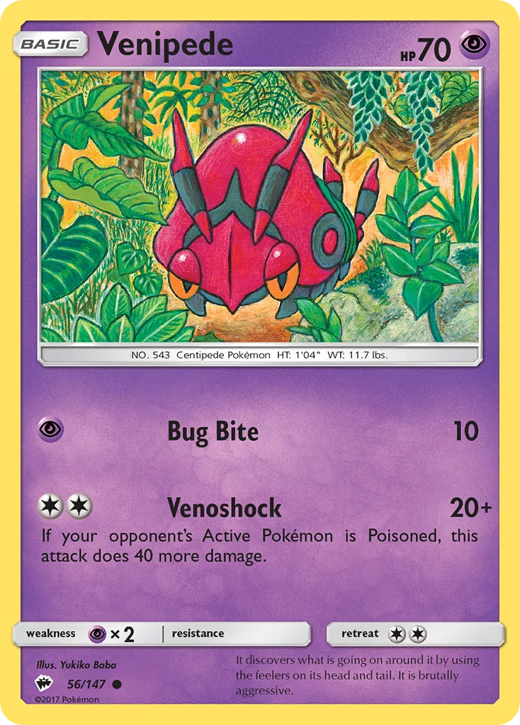 Venipede 056/147 Common