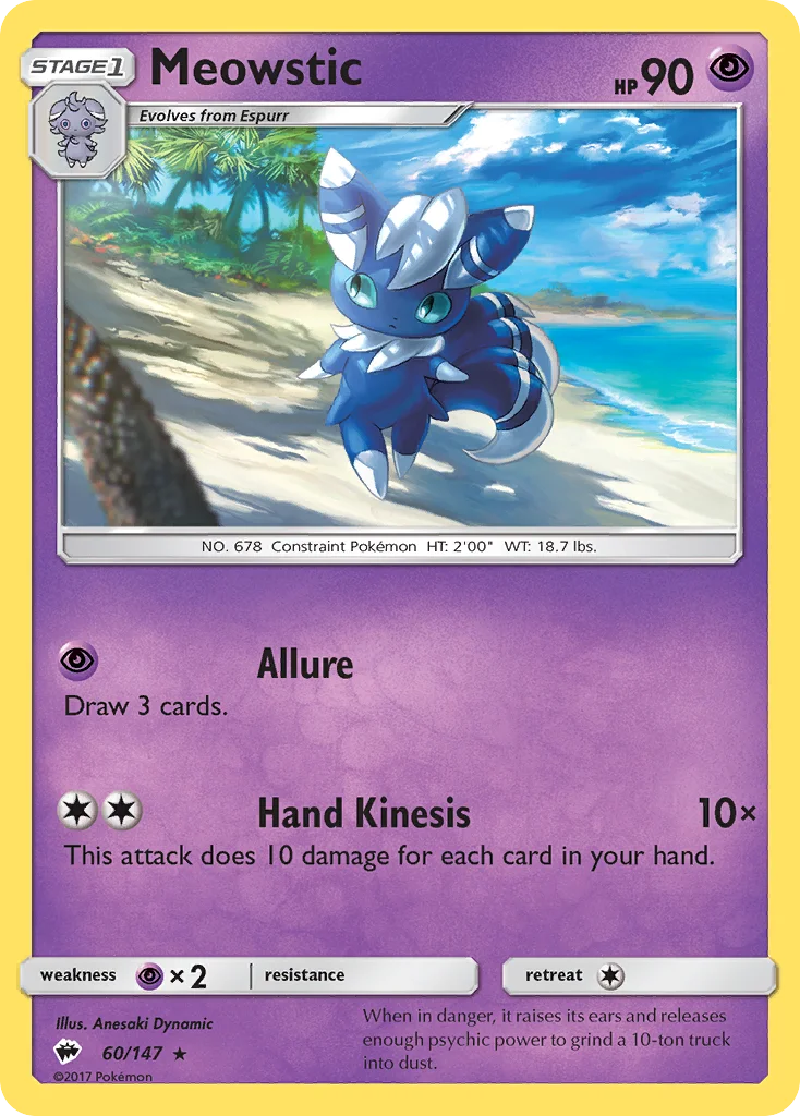 Meowstic 060/147 Rare