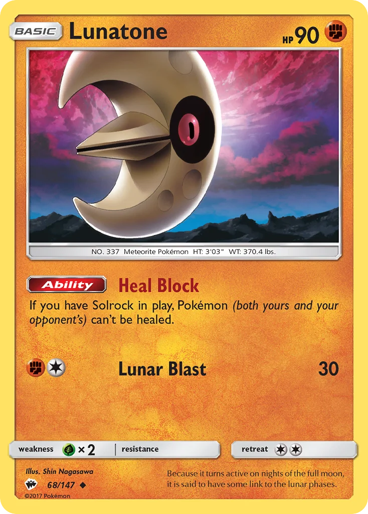 Lunatone 068/147 Uncommon