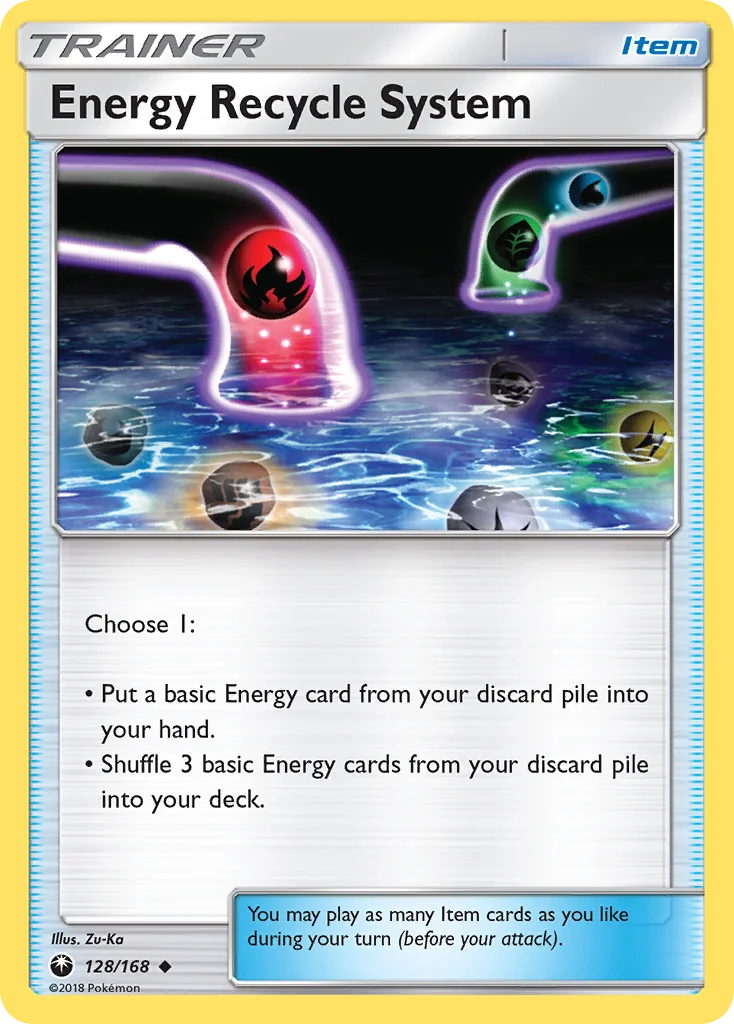 Energy Recycle System 128/168 Uncommon
