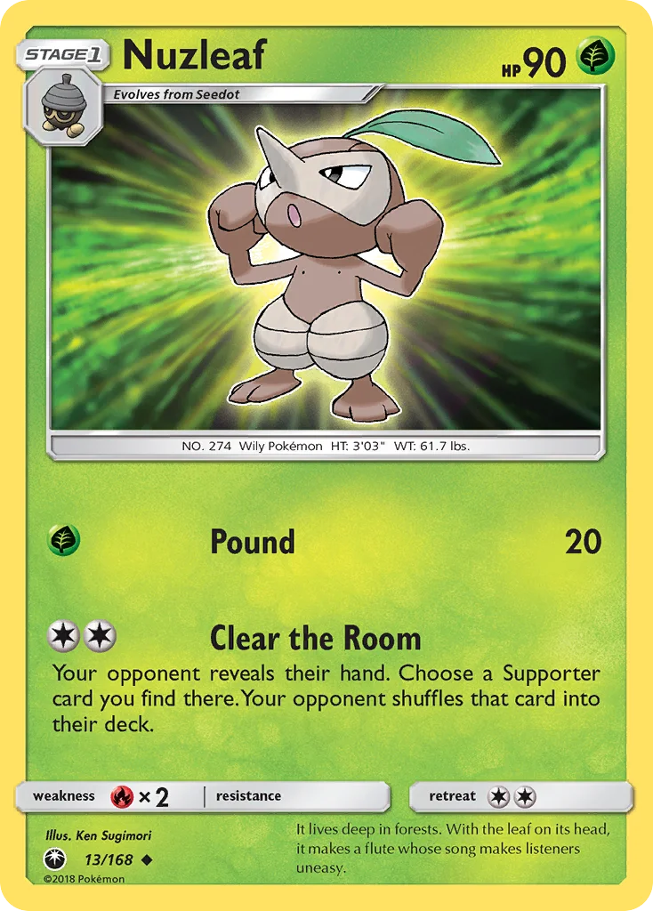 Nuzleaf 013/168 Uncommon