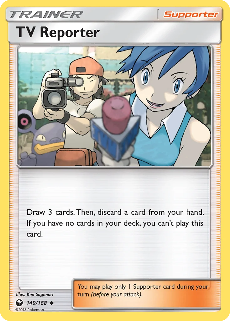 TV Reporter 149/168 Uncommon